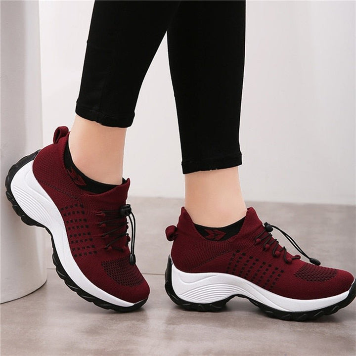 Elantra | Women's Stylish Cushioned Orthopedic Platform Sneakers