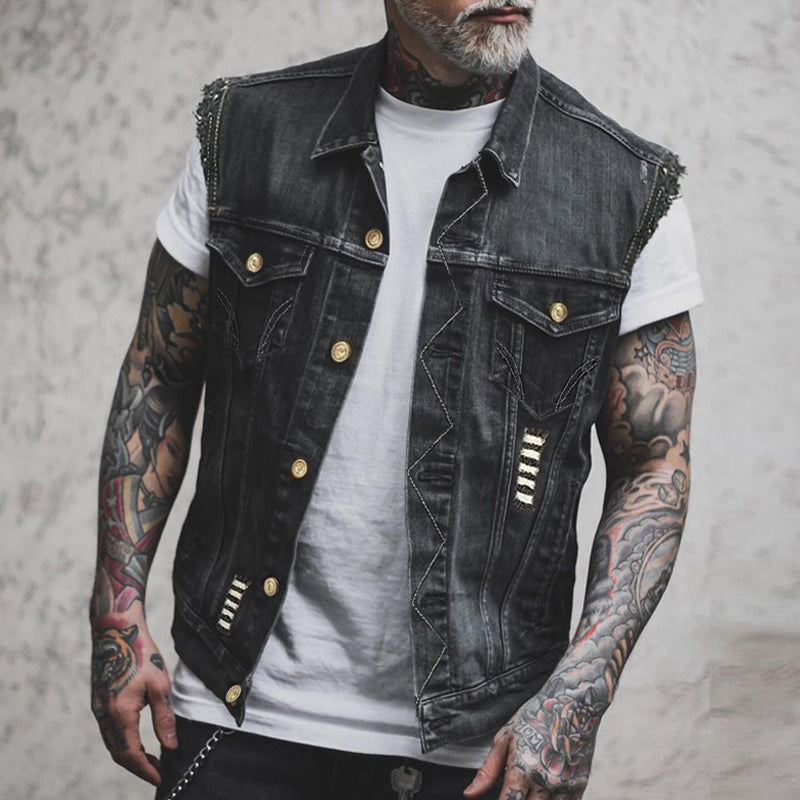 Dorian | Classic Men’s Denim Vest