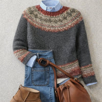 Astrid | Nordic-Inspired Wool Blend Knitted Sweater