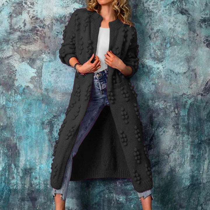 Elara | Moderner langer Damen-Trenchcoat ohne Ärmel