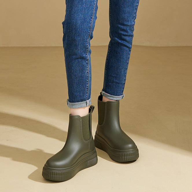 Elena | Bequeme und warme wasserdichte Regenstiefel