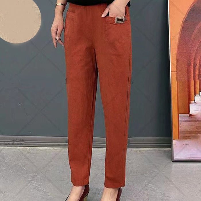 Kelley | Casual Cotton Pants – Relaxed Style for Everyday Wear