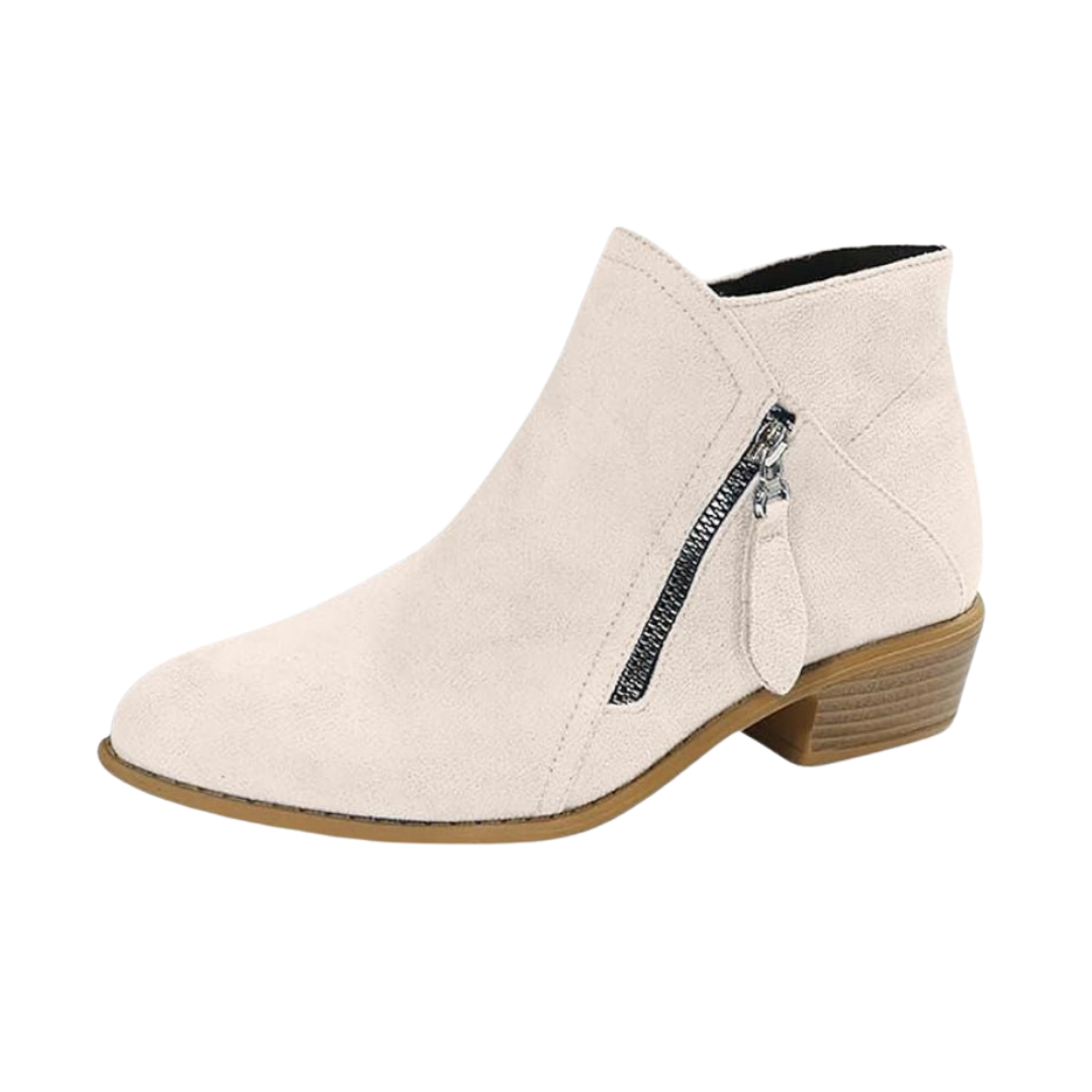 Aurelia | Stivaletti eleganti da donna effetto suede con nappine