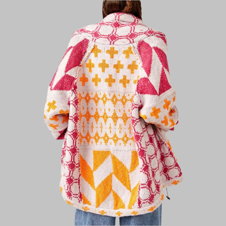Noelle | Oversized Button Knit Cardigan