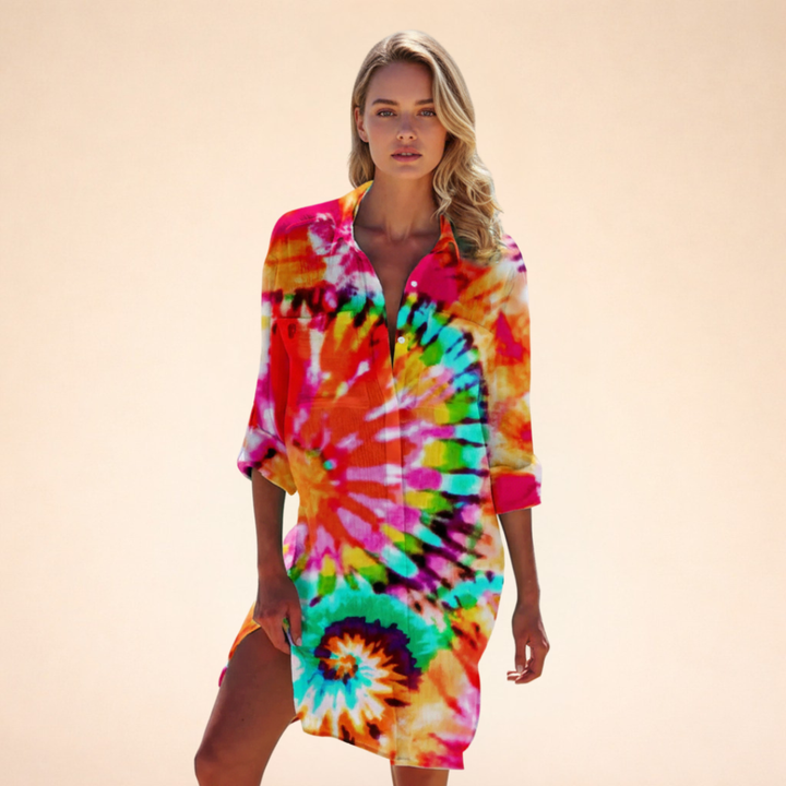 Liora | Stylisches Hemdblusenkleid für den Sommer