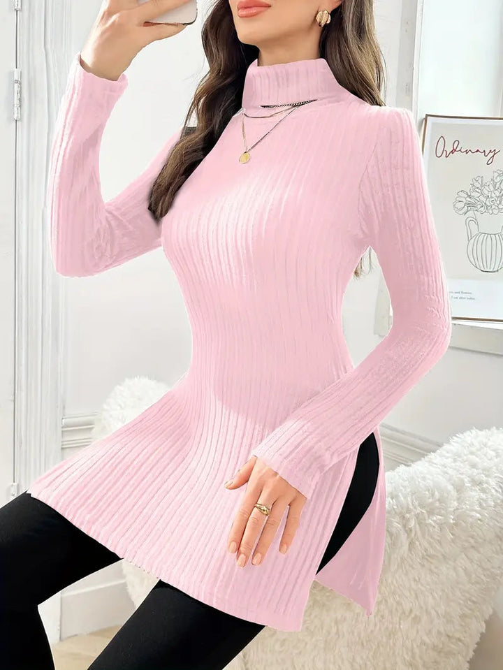 Sarah | Slim Fit Sweater – Elegant Long Sleeve Style for Women