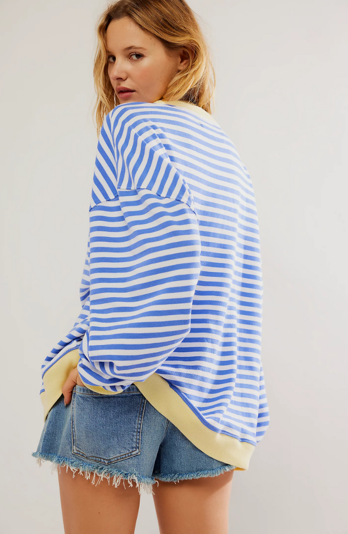 Amelia | Striped Oversized Sweater – Cozy Style for Women