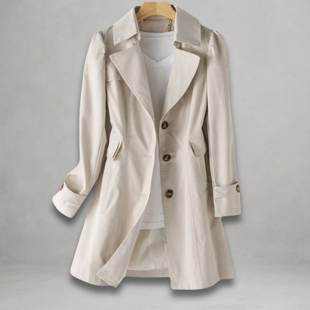 Colette | Trench sartoriale elegante da donna in cotone e nylon