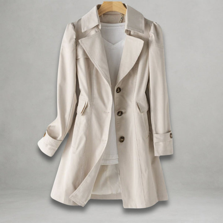 Colette | Trench sartoriale elegante da donna in cotone e nylon