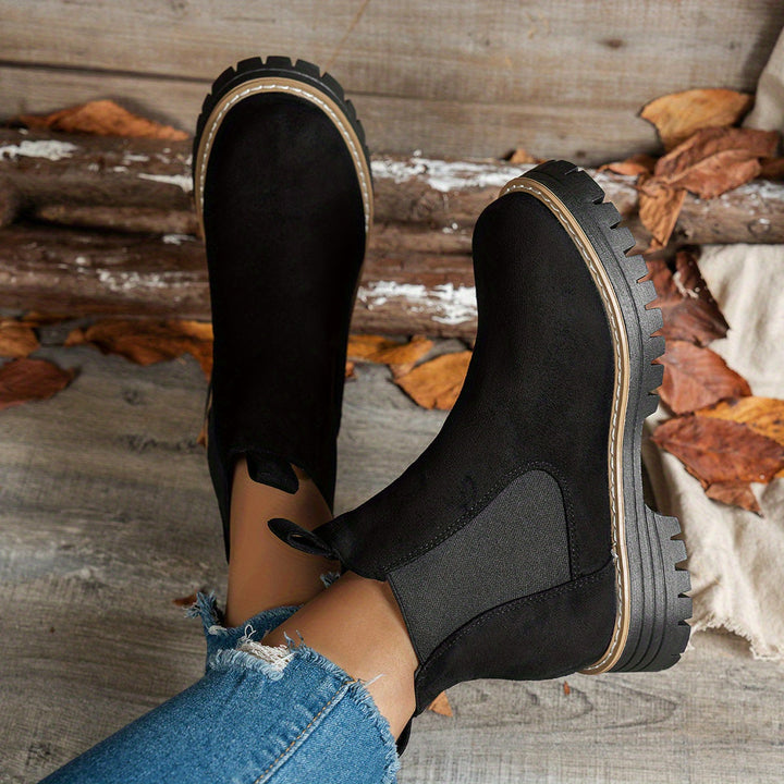Aurelia | Stylische Chelsea-Stiefeletten mit dicker Sohle für Damen