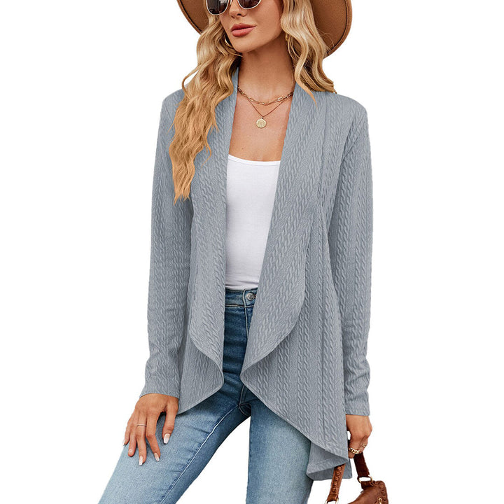 Thalina | Open-Front Long Lightweight Cardigan