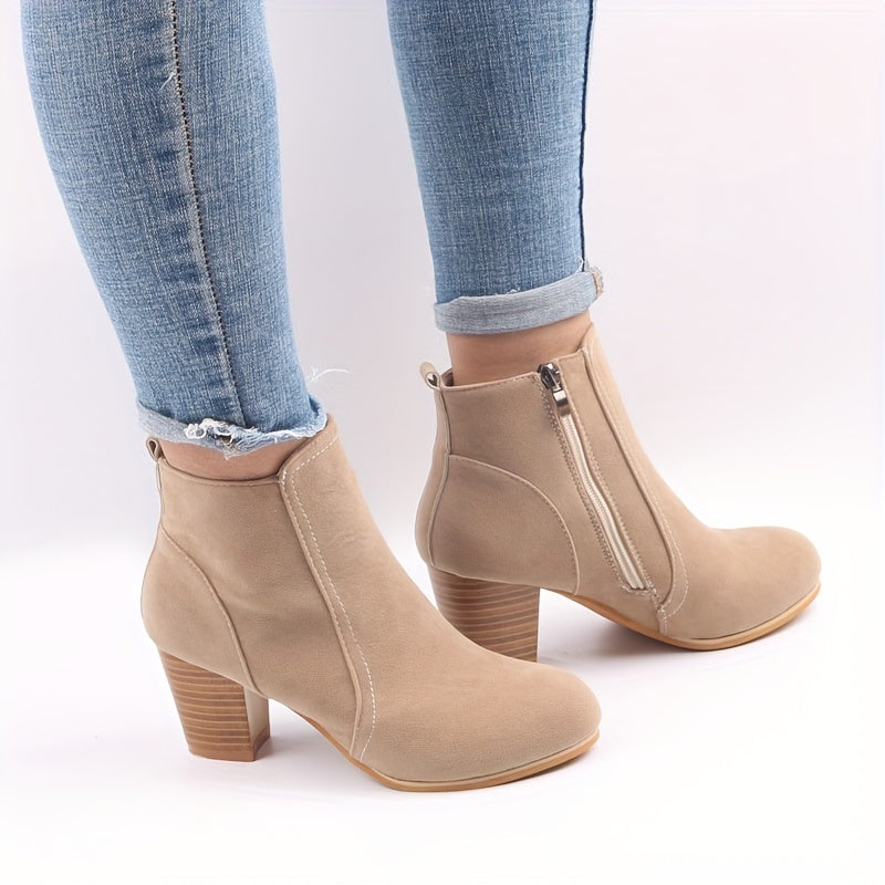 Kezia | Stilvolle Ankle Boots für Damen mit Blockabsatz