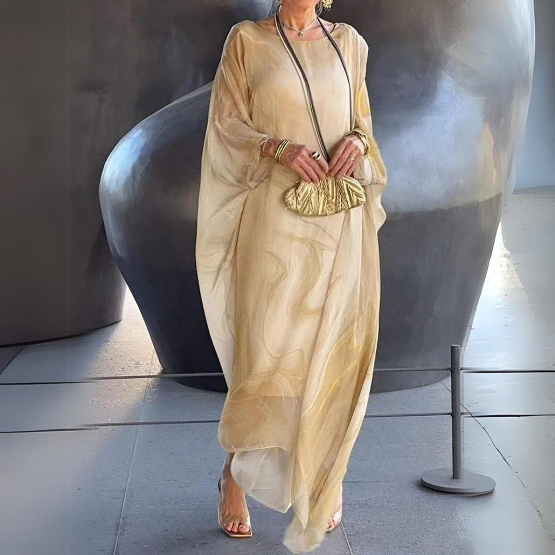 Sorelle | Women's Long Sleeve Flowing Maxi Evening Dress