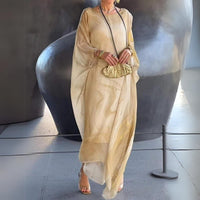 Sorelle | Women's Long Sleeve Flowing Maxi Evening Dress