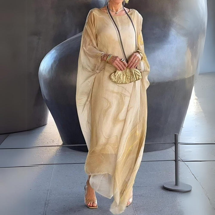 Sorelle | Women's Long Sleeve Flowing Maxi Evening Dress