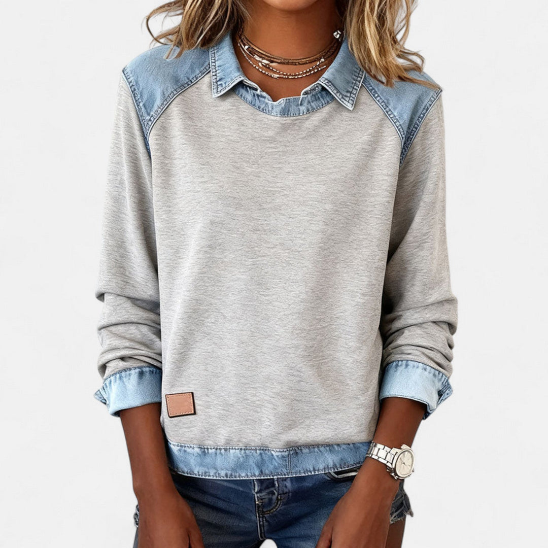 Aurelia | Modern Long-Sleeve Knit Sweater
