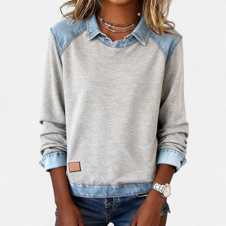 Aurelia | Modern Long-Sleeve Knit Sweater