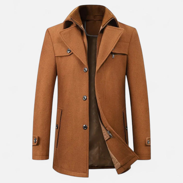 Aldric | Men's Overcoat – Elegant, Warm & Versatile Wool Trench Coat 0