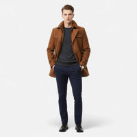 Leonard | Trench Coat Classico in Lana da Uomo