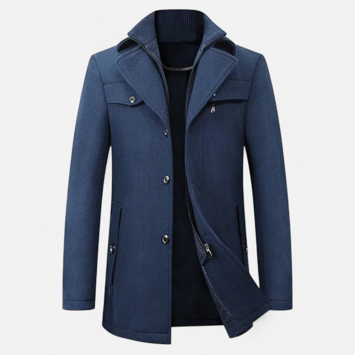Aldric | Men's Overcoat – Elegant, Warm & Versatile Wool Trench Coat 3