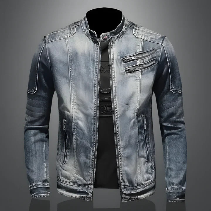 Alexo | Stylish Retro Mens Denim Jacket 1