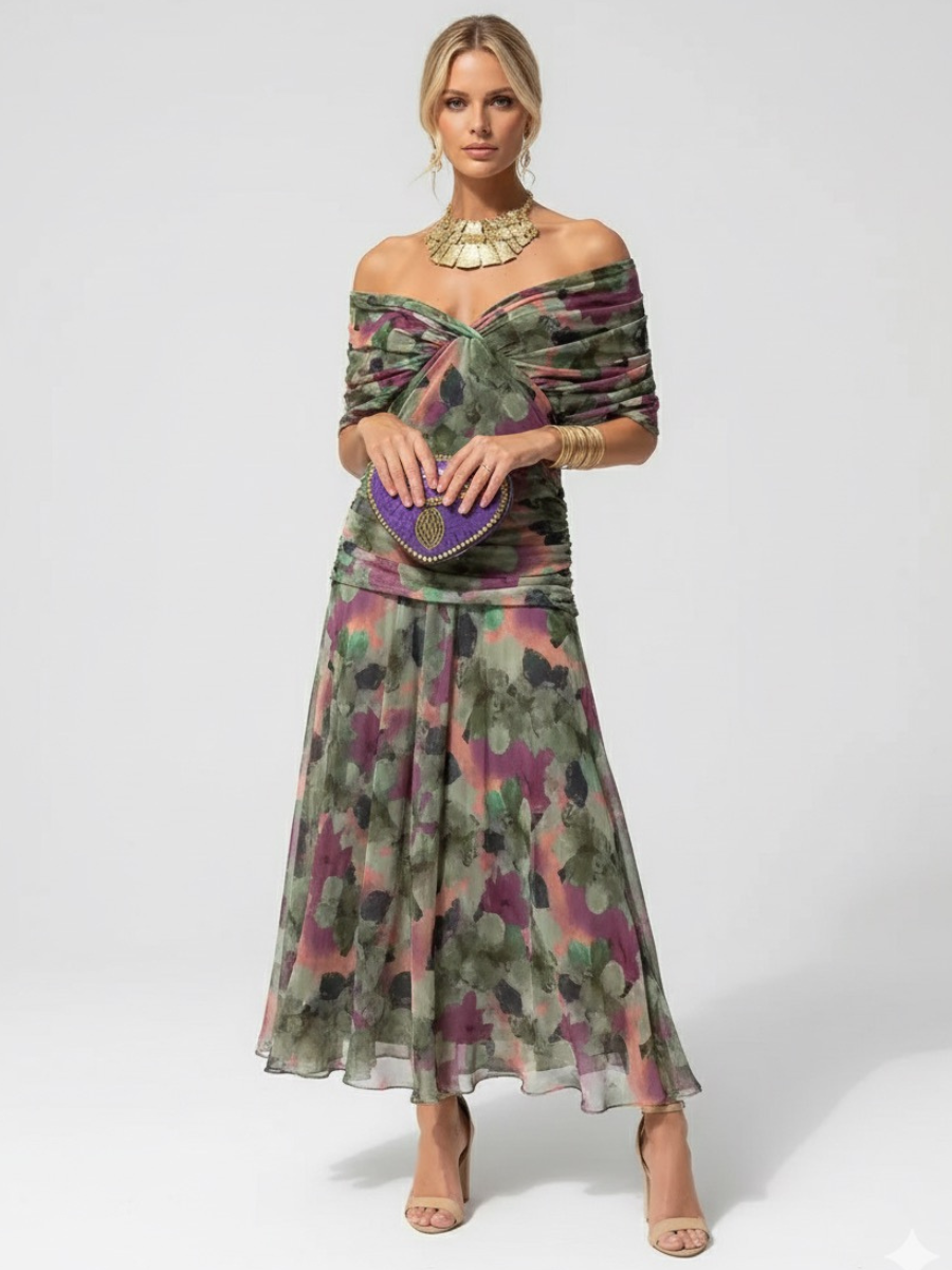 Alice | Graceful And Comfortable Summer Midi Dress 0