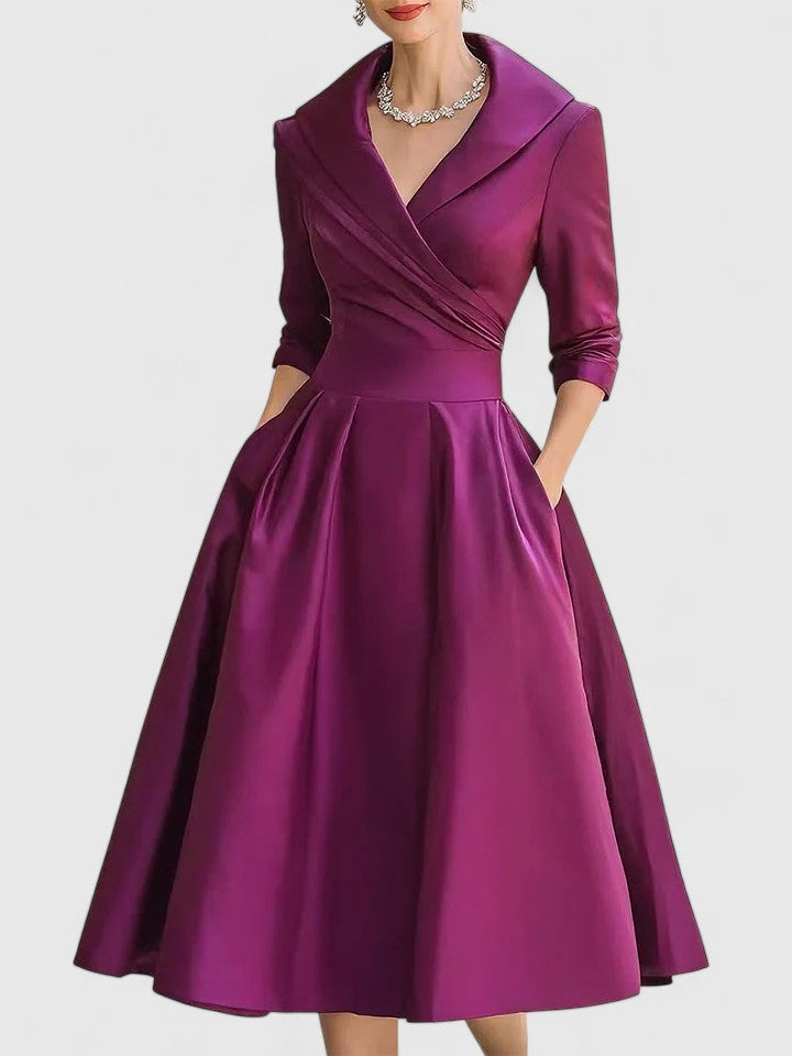 Alva | Versatile & Timeless Style Midi Dress for Women 3