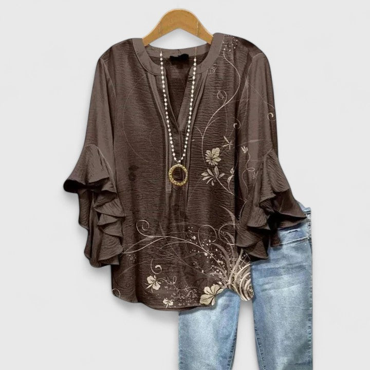 Amara | Elegant And Breathable Floral Top 3