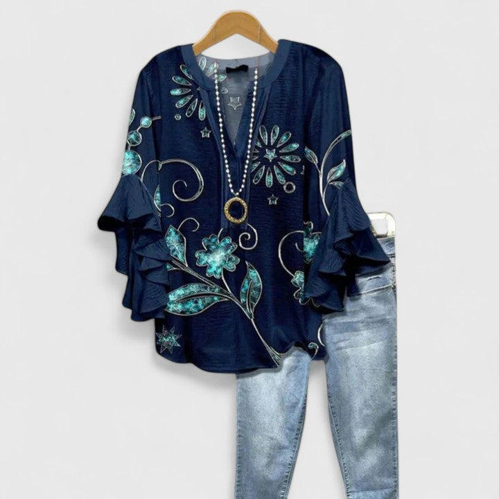 Amara | Elegant And Breathable Floral Top 8