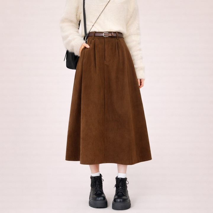 Amelia | Black Midi Skirt – Elegant, Comfortable & Pleated Design 8