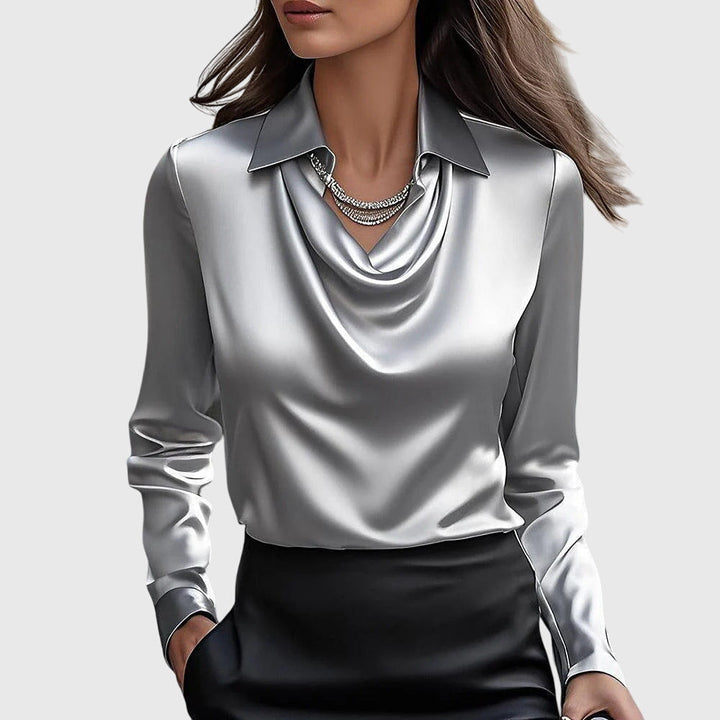 Amelia | Elegant And Flowing Luxe Blouse 1