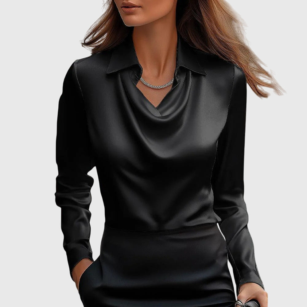 Amelia | Elegant And Flowing Luxe Blouse 2