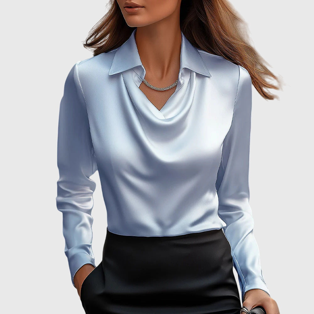 Amelia | Elegant And Flowing Luxe Blouse 3