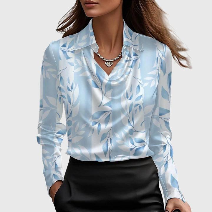 Amelia | Elegant And Flowing Luxe Blouse 4