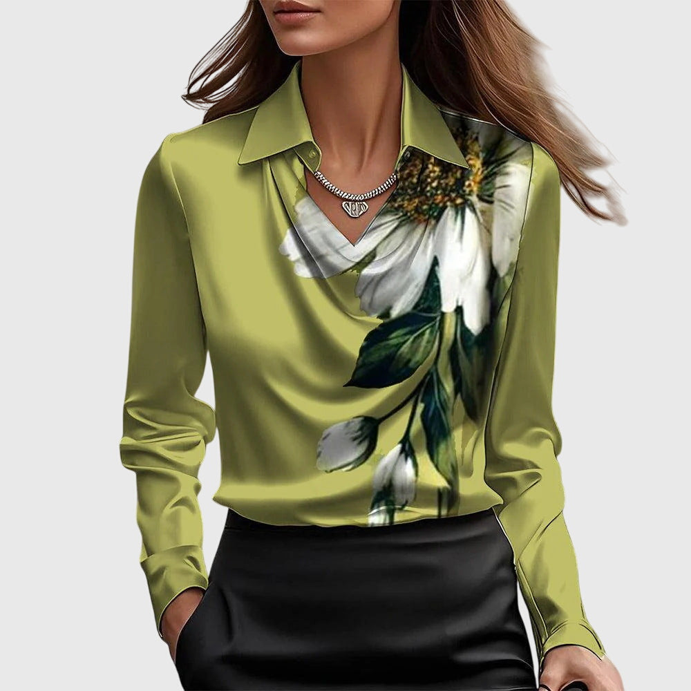 Amelia | Elegant And Flowing Luxe Blouse 6