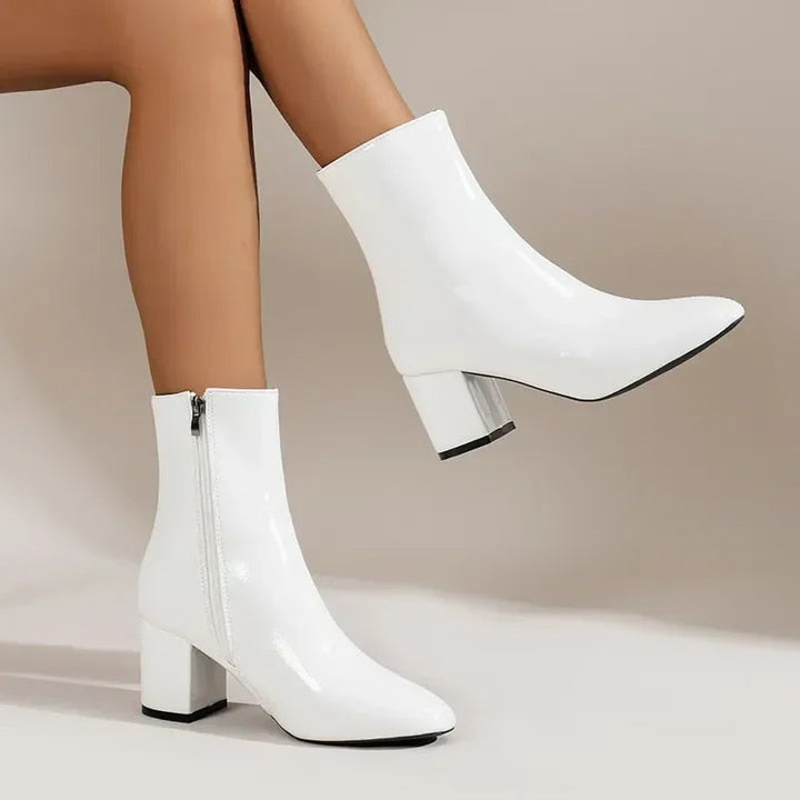 Amelia | Elegant And Modern Pointed Toe Ankle Boots 0