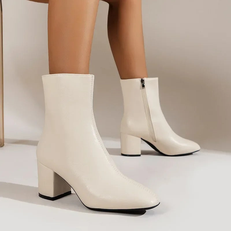 Amelia | Elegant And Modern Pointed Toe Ankle Boots 4