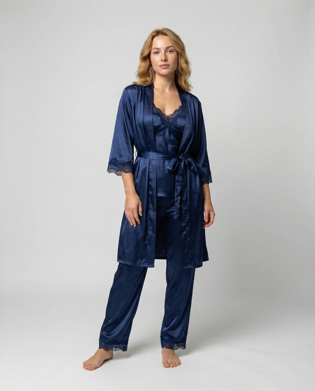 Amelia | Luxurious Silk Pajama & Lounge Set 0