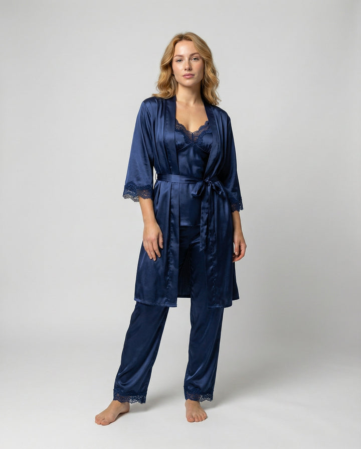 Amelia | Luxurious Silk Pajama & Lounge Set 0