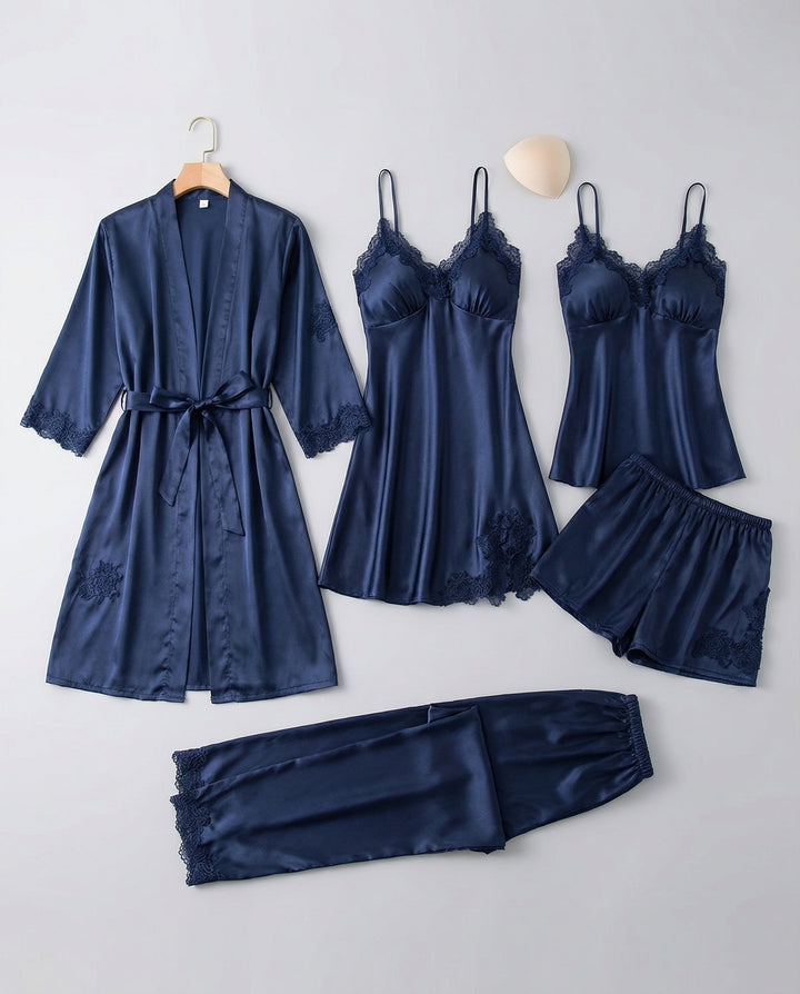 Amelia | Luxurious Silk Pajama & Lounge Set 2