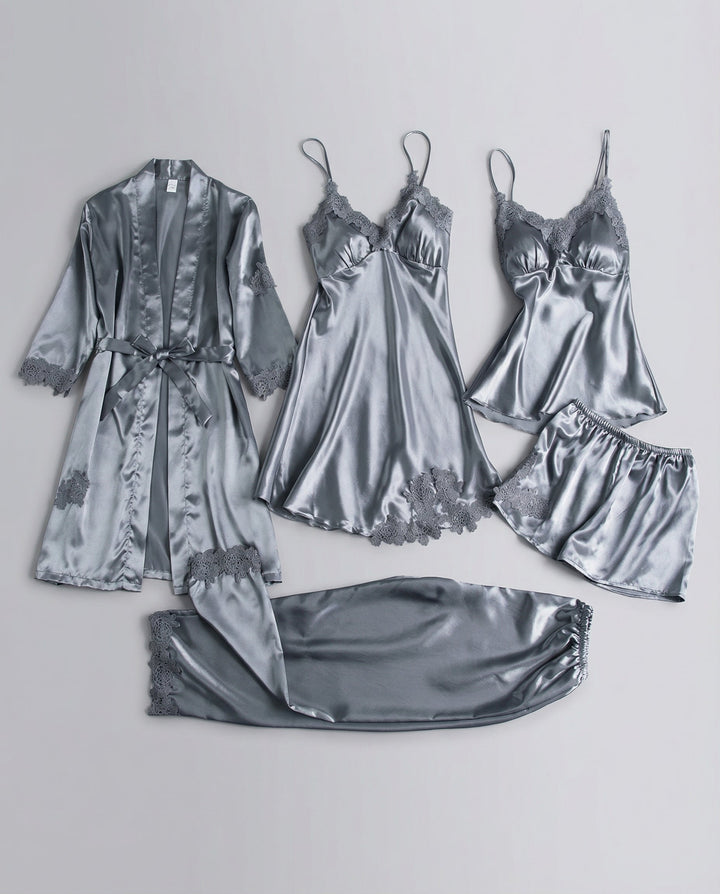Amelia | Luxurious Silk Pajama & Lounge Set 7