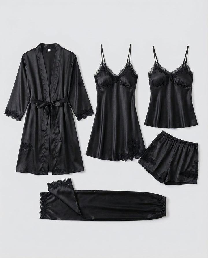 Amelia | Luxurious Silk Pajama & Lounge Set 8