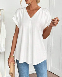 Bella | Stilvolles und Figurbetontes V-Ausschnitt T-Shirt