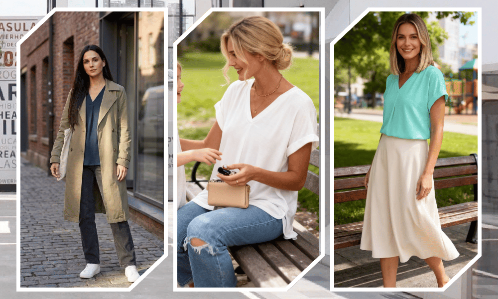 Amelia | Slimming V-Neck T-Shirt for Effortless Style 8