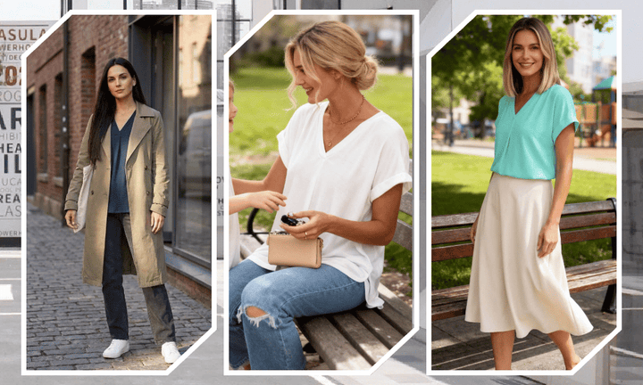 Amelia | Slimming V-Neck T-Shirt for Effortless Style 8