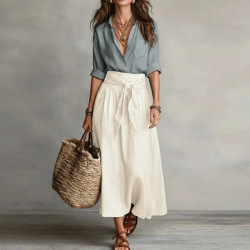 Amelia | Stylish And Comfortable Two-Piece Skirt Set 0