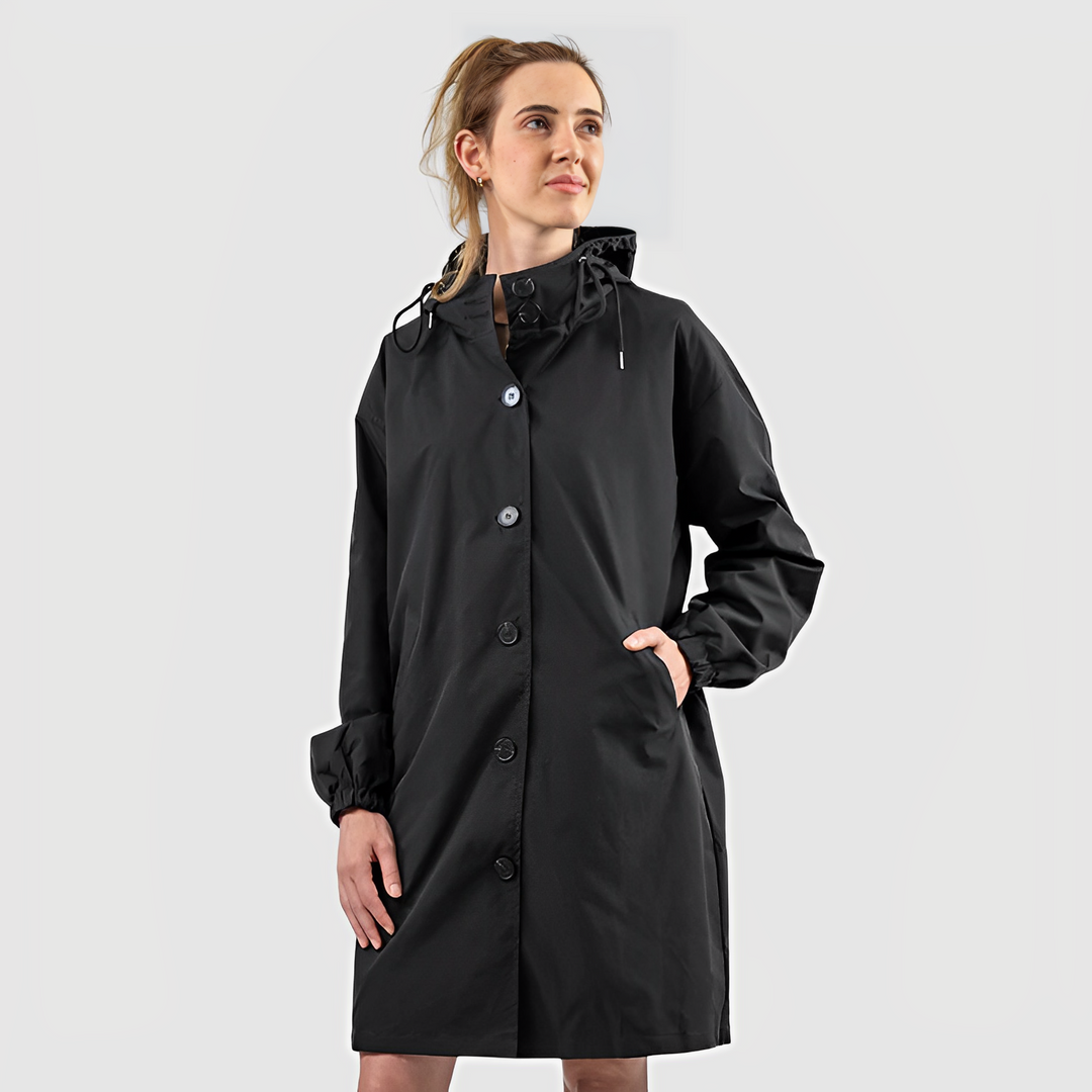 Amelie | Women's Rain Jacket Waterproof Lightweight Hooded Regular Fit 0