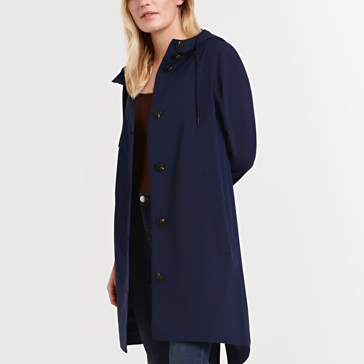 Amelie | Women's Rain Jacket Waterproof Lightweight Hooded Regular Fit 1