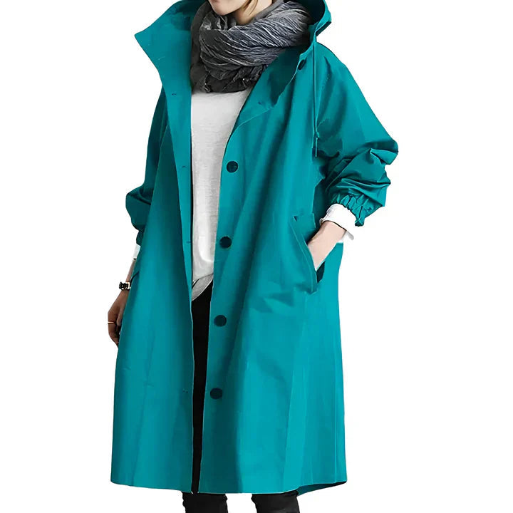 Amelie | Women's Rain Jacket Waterproof Lightweight Hooded Regular Fit 4