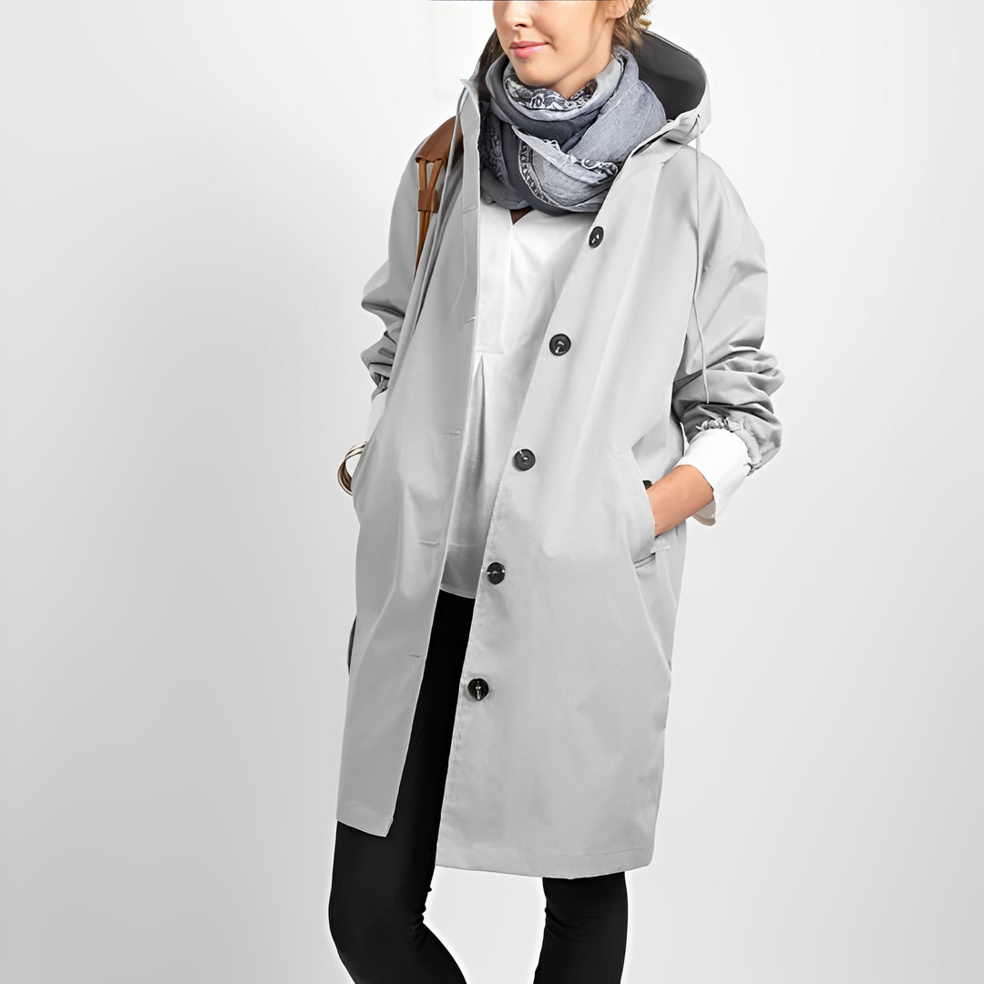 Amelie | Women's Rain Jacket Waterproof Lightweight Hooded Regular Fit 5